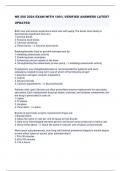NR 508 2024 EXAM WITH 100&percnt; VERIFIED ANSWERS LATEST