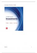 Bank for Investments, 13th Edition by Zvi Bodie Kane