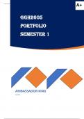 GGH2605 PORTFOLIO (COMPLETE ANSWERS) Semester 1 2024 - DUE 31 May 2024  100% TRUSTED workings, explanations and solutions. for assistance Whats-App.............. 