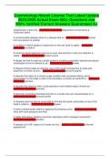 Cosmetology Hawaii License Test Latest Update 2024-2025 Actual Exam 600&plus; Questions and 100&percnt; Verified Correct Answers Guaranteed A&plus;