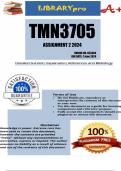 TMN3705 Assignment 2 (COMPLETE ANSWERS) 2024 (655484)- DUE 7 June 2024