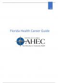 Florida Health Career Guide Introductio