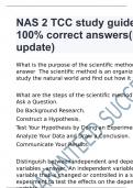 NAS 2 TCC study guide with 100% correct answers(latest update)