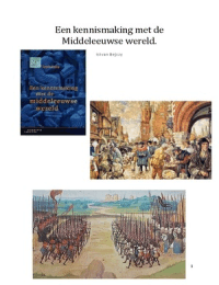 Een kennismaking met de middeleeuwse wereld