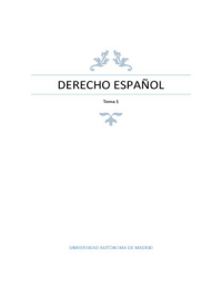 Dercho Español