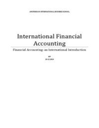 Summary International Financial Accounting 
