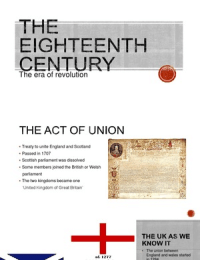 The eighteenth century