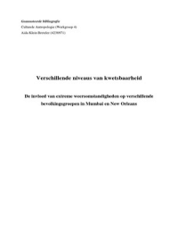 Geannoteerde bibliografie &lpar;klimaatsverandering&rpar;