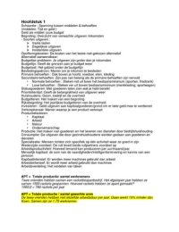 Economie havo pincode hoofdstuk 1&comma; 2&comma; 3 en 5