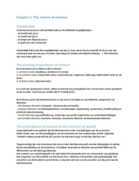 Service Management Hoofdstuk 1! Samengevat in NL