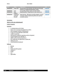 OCR BTEC ICT - Complete set of notes for everything in Unit 2