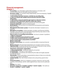 Financial management