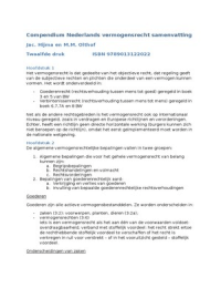 Compendium Nederlands vermogensrecht 12e druk