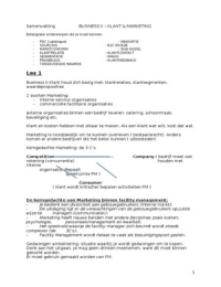 Samenvatting Business II Klant kant