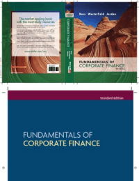 Fundamentals of Corporate finance 8th edition (The whole book)