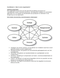 Samenvatting Management & Organisatie 2e druk