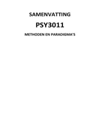 Methods & Paradigms