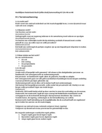 Hoofdlijnen Nederlands Recht Samenvatting H1-6+8