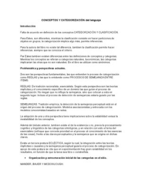 categorizaci&oacute;n del lenguaje