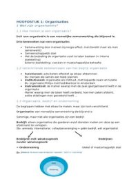 Samenvatting bedrijfsmanagement en -organisatie