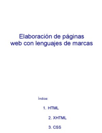 Aplicaciones web: HTML y CSS