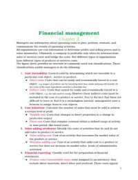 Summary financial management block 1.2