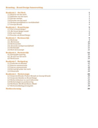 Samenvatting Branding - Brand Design