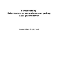 Be&iuml;nvloeden en veranderen van gedrag