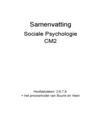 Sociale Psychologie - Roos Vonk