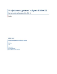 Projectmanagement volgens PRINCE2