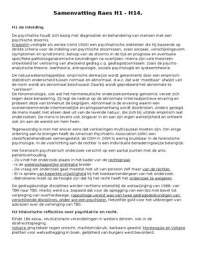 Samenvatting - De Psychiatrie in het Nederlands Recht