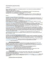 beknopte samenvatting psychologische gespreksvoering