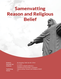 Samenvatting Reason and Religous Belief
