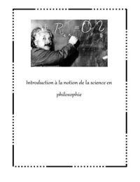Introduction à la science en philosophie