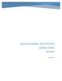 SV Discovering statistics 4e editie Andy Field