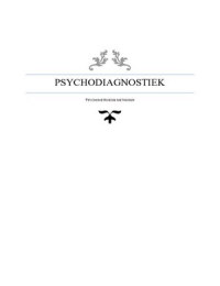 Psychodiagnostiek - psychometrische methoden