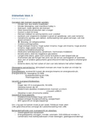 Di&euml;tetiek blok 1&period;3