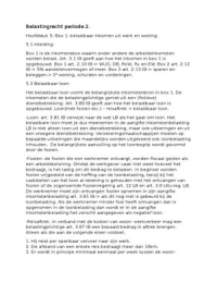Belastingrecht periode 2