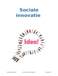 Samenvatting Sociale Innovatie 