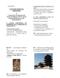 Culture visuelle asiatiqe : art japonais : bouddhisme
