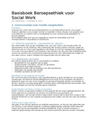 Basisboek Beroepsethiek voor Social Work H4+5