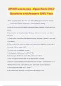 API 653 Bundled Exams Questions and Answers 100% Verified and Updated | Graded A+