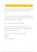 Portage Learning Microbiology BIOD171 Exam 6 Questions and Answers 100&period;