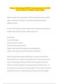 Portage Microbiology BIOD171 Exam Questions with 100&percnt; Correct Answers &vert; Verified &vert; Latest Update