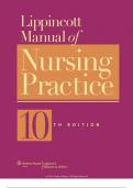 LIPPINCOTT MANUAL OF NURSING PRACTICE Tenth Edition SANDRA M. NETTINA, MSN, ANP-BC