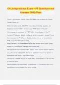 CA Jurisprudence Exam &ndash; PT Questions and Answers 100&percnt; Pass