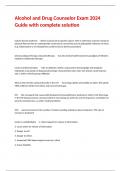 Addiction Counselor  Bundled Exams 2024&sol;2025 with complete solutions