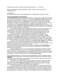 Tachtigjarige oorlog - deeltentamen 1 