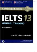 Cambridge IELTS 13 with Answers 