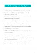 Certified Peer Recovery Specialist Study Guide Questions and Verified Answers&vert; Grade A&vert; 100&percnt; Correct &lpar;2024&sol; 2025 Update&rpar;